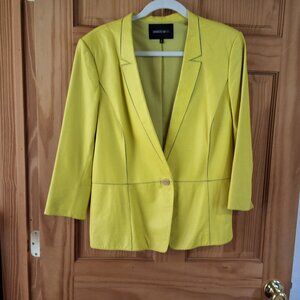 Lafayette New york 148 yellow leather Jacket